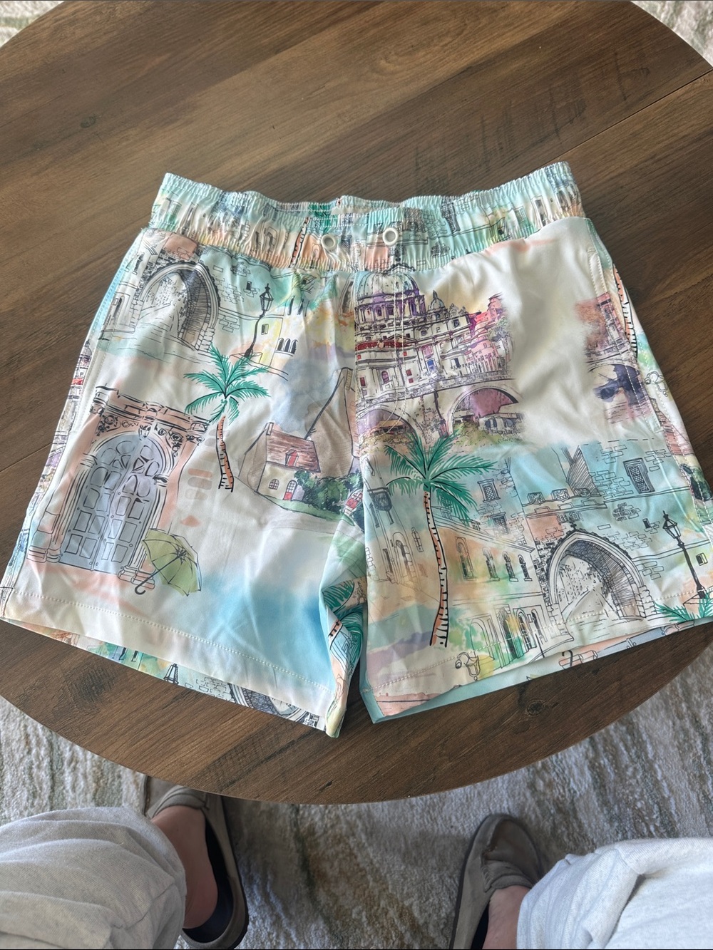 Malibu Drill Company swim trunks, S, no drawstring